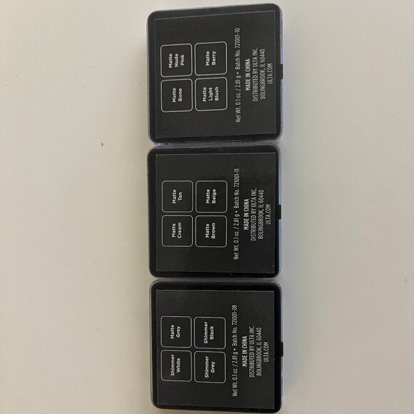 Ulta Eyeshadow Quads New Set of 3 - Picture 3 of 3